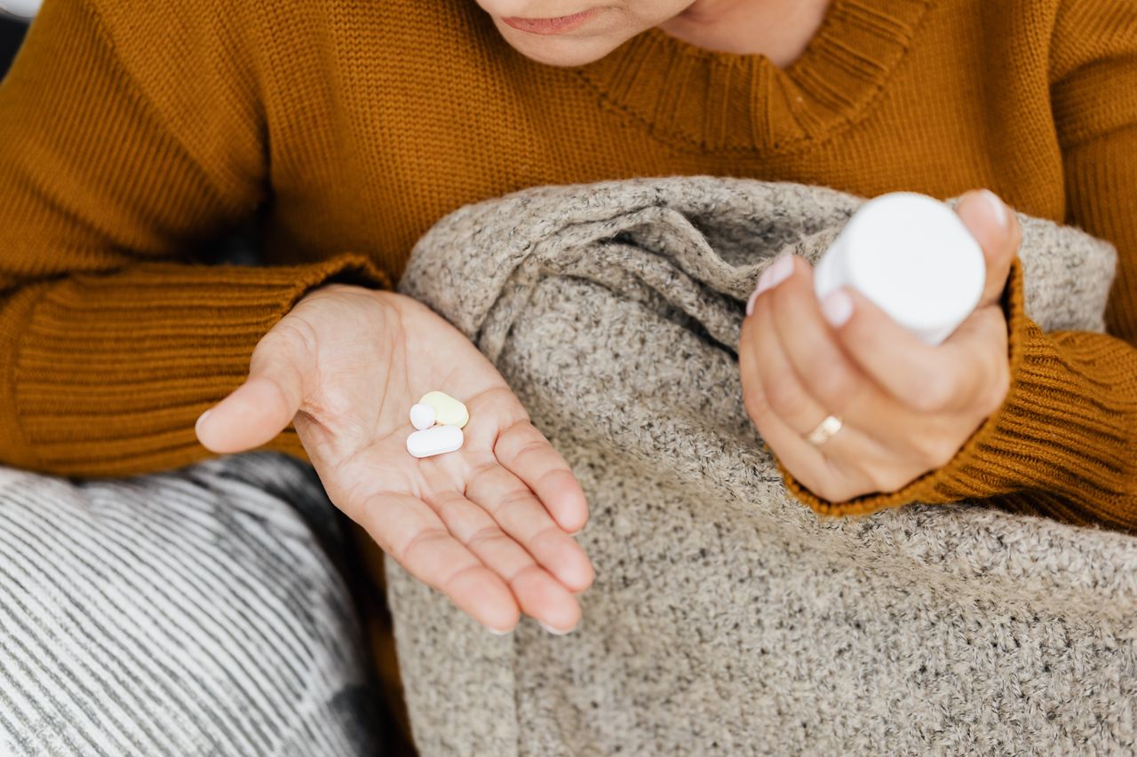 Person reviewing a clear and simple medication plan