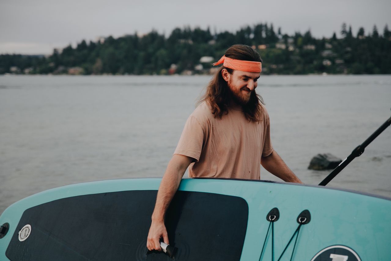 Man focusing on his health, energy, and vitality