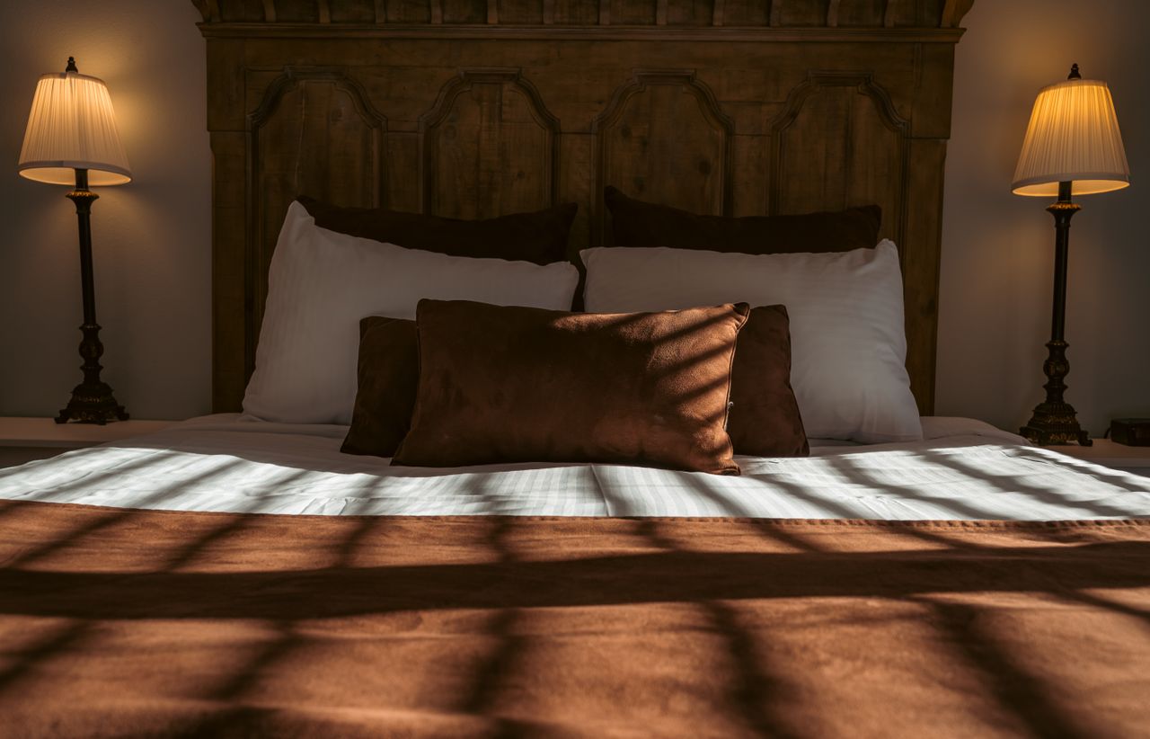 Person resting well after improving their sleep